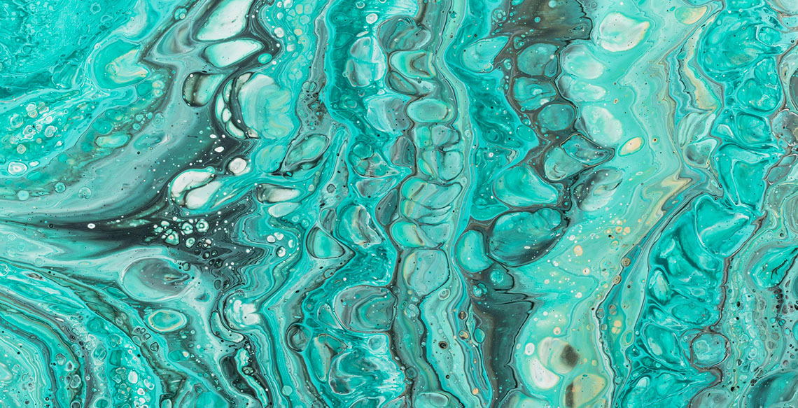 French Turquoise Echoes